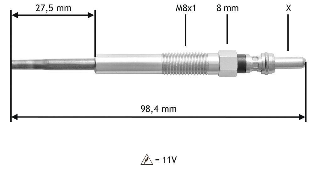 Bougie de préchauffage VALEO 345175